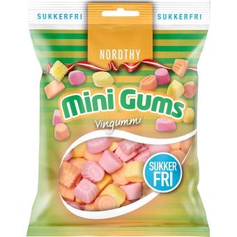 Nordthy - Mini Gums, fruktgummi, 65 g