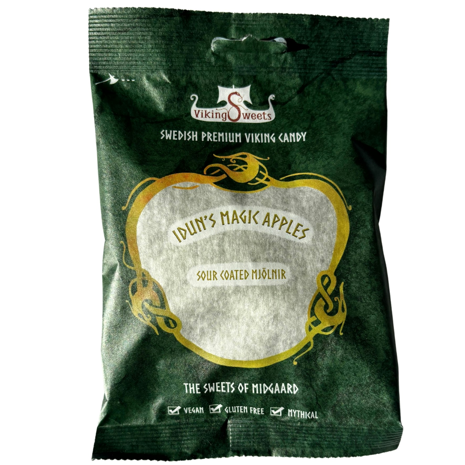 Viking Sweets - Idun’s Magic Apples, sura fruktgummin, 120 g