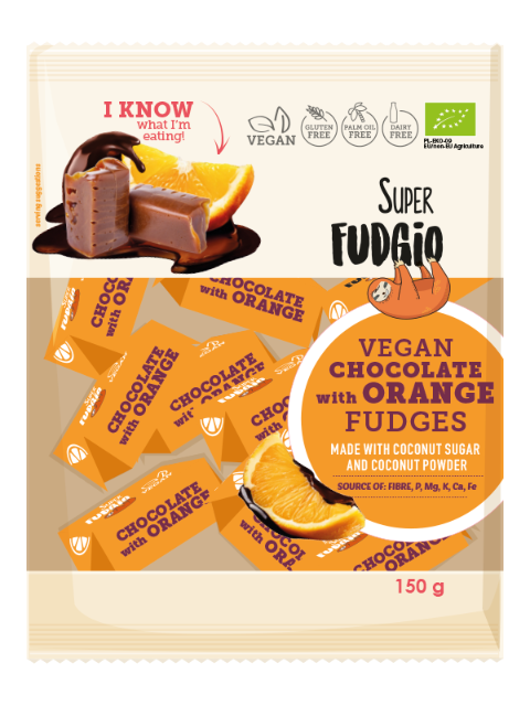 Super Fudgio - Choklad & Apelsin,  150 g