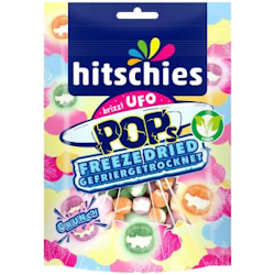 Hitschies - Ufo Pops Freeze Dried, frystorkat godis, 50g