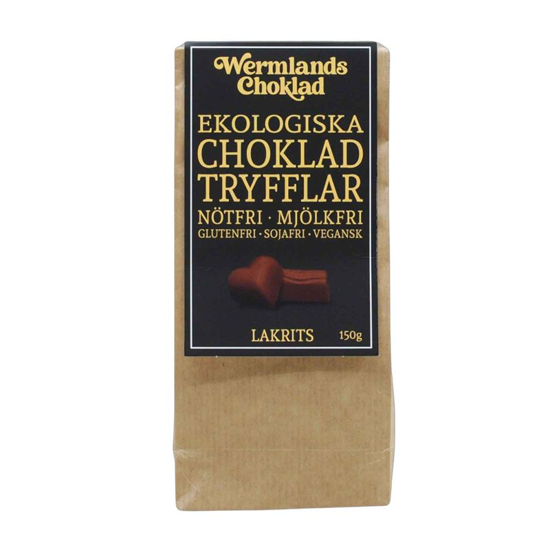 WermlandsChoklad - Chokladtryffel Lakrits, 200g (BF 2025-07-28)