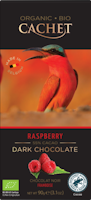 Cachet - Raspberry Dark Chocolate, chokladkaka, 90 g