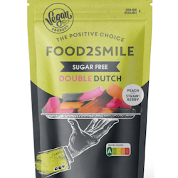 Food2Smile - Double Dutch, lakrits/fruktgummin, 85 g