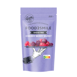 Food2Smile - Cherry Berry Burst, fruktgummin, 85 g