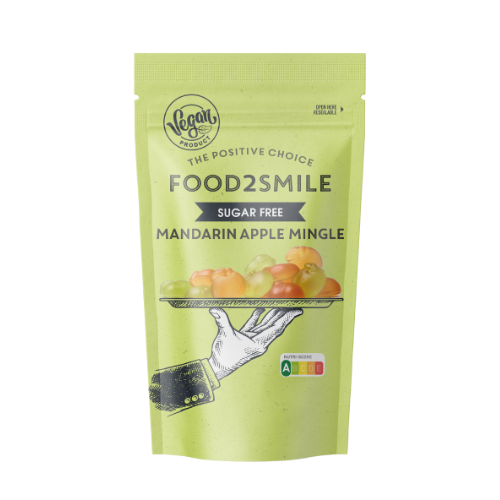 Food2Smile - Mandarin Apple Mingle, fruktgummin, 85 g
