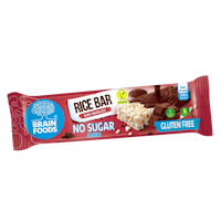 Brain Foods - Rice Bar Dark Chocolate, risbar, 18 g