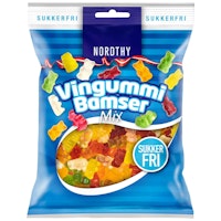 Nordthy - Vingummi Bamser/Vingummibjörnar, fruktgummi, 80 g
