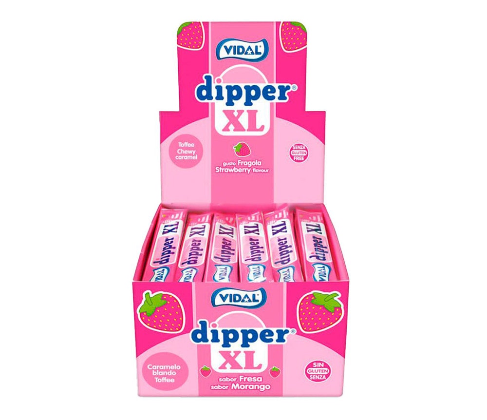 Vidal - Strawberry Dipper XL, kola, 10,5 g