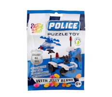 Sweet 'n Fun - Police, leksak + gelébönor, 5 g
