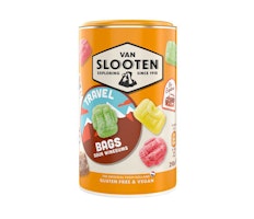 Van Slooten - Travel Bags, sura fruktgummin, 210 g
