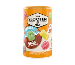 Van Slooten - Travel Bags, sura fruktgummin, 210 g