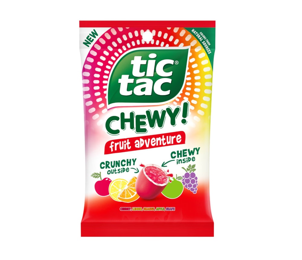Tic Tac - Chewy Fruit Adventure, kola, 80 g