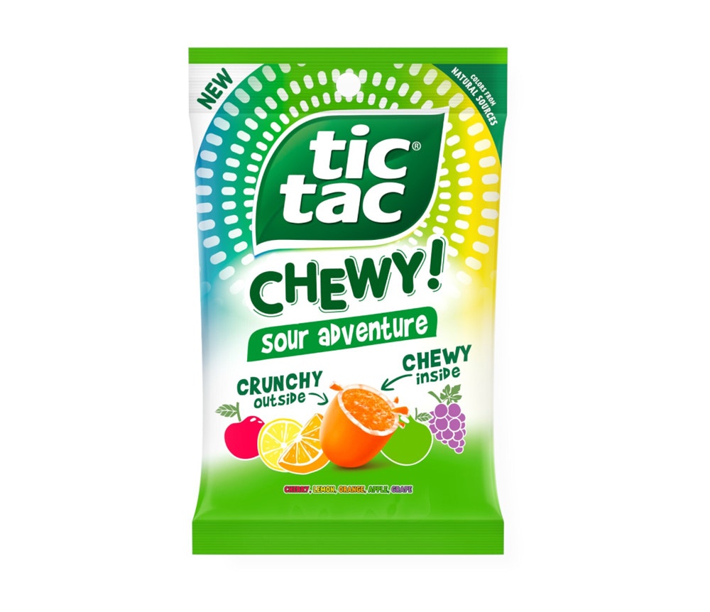 Tic Tac - Chewy Sour Adventure, kola, 80 g