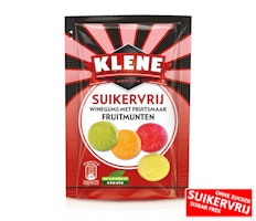 KAMPANJ! Klene - Fruitmunten/Fruktmynt, fruktgummi, 110 g