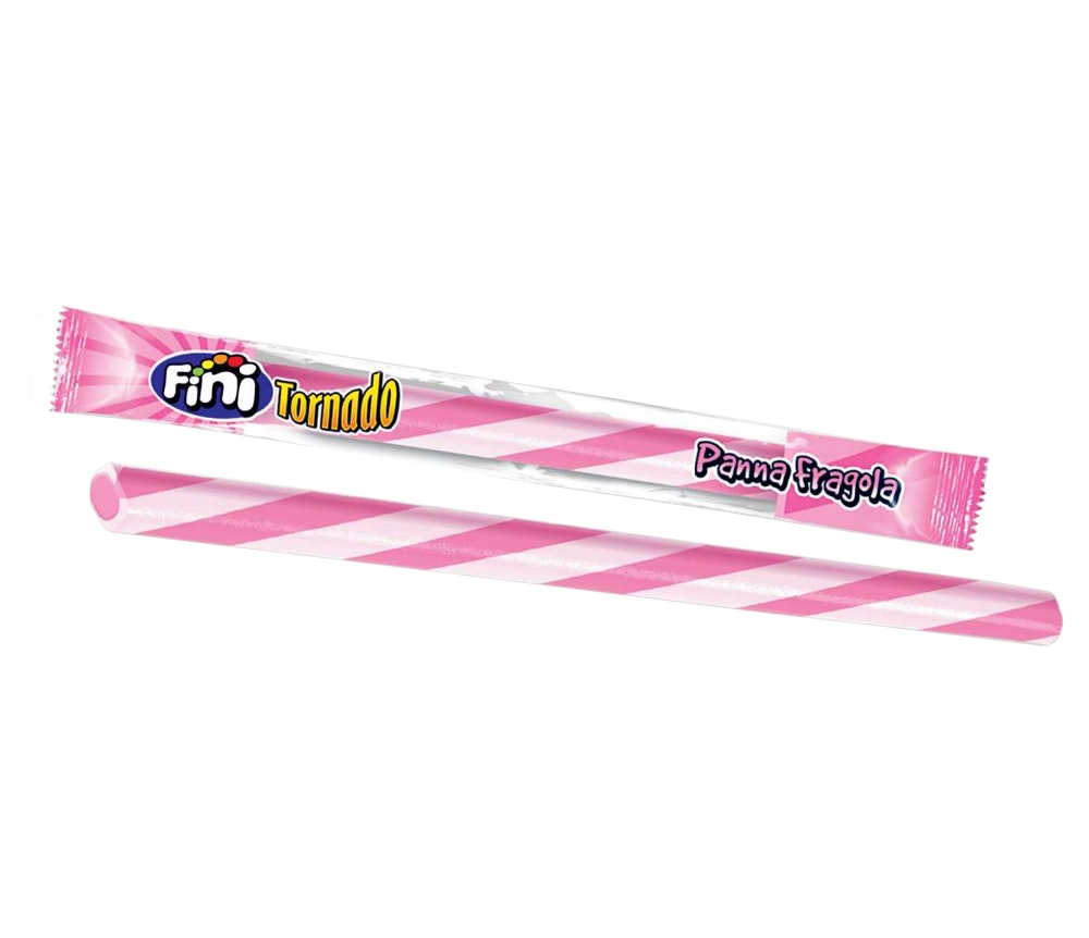 Fini - XXL KM Fizzy Strawberry, sur fruktgummirem, 30 g