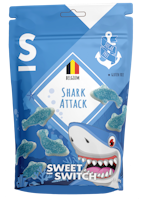 Sweet-Switch - Baby Shark, fruktgummi och skumgodis, 100g