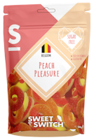 Sweet-Switch - Peach Pleasure, fruktgummi och skumgodis, 100g