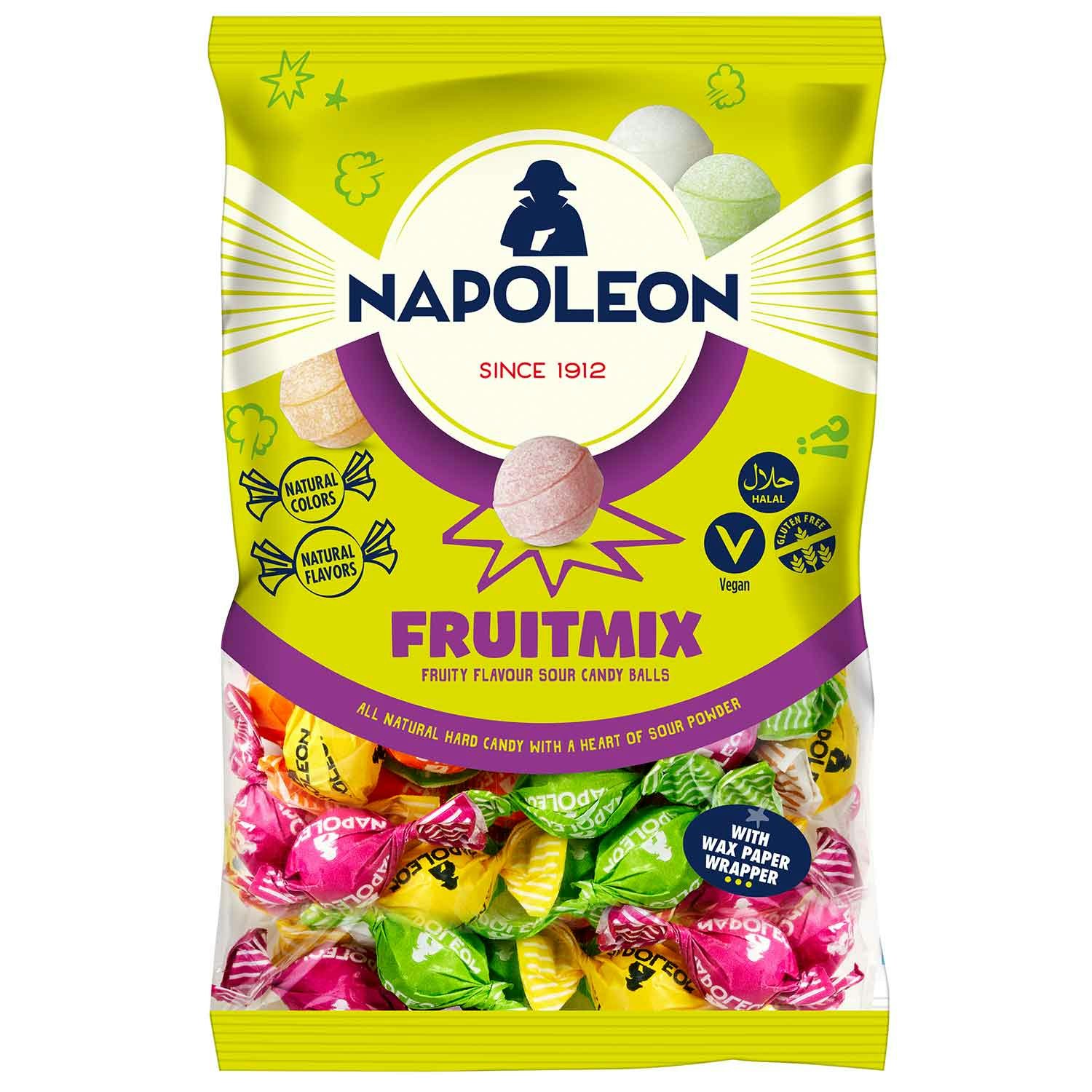 Napoleon - Fruit Mix, hårda karameller, 130g