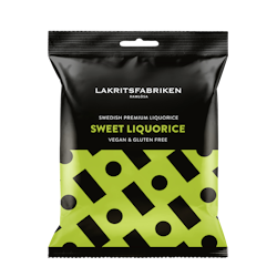 Lakritsfabriken - Sweet Liquorice, sötlakrits, 100g