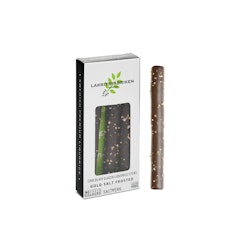 Lakritsfabriken - Liquorice Sticks Dark Chocolate & Gold Frosted, chokladdoppad saltlakrits, 45g