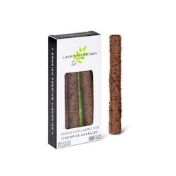 Lakritsfabriken - Liquorice Sticks Milk Chocolate & Granules, chokladdoppad saltlakrits, 45g