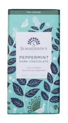 Summerdown - Peppermint Dark Chocolate, chokladkaka, 100g