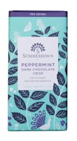 Summerdown - Peppermint Dark Chocolate Crisp, chokladkaka, 100g