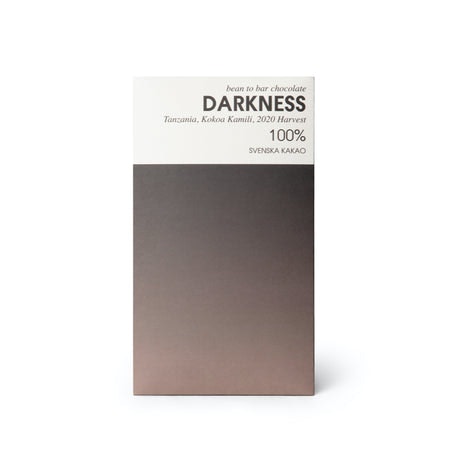 Svenska Kakao - Darkness 100%, chokladkaka, 50g