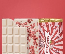 Vegan Delights - Strawberry Bar, chokladkaka, 80g