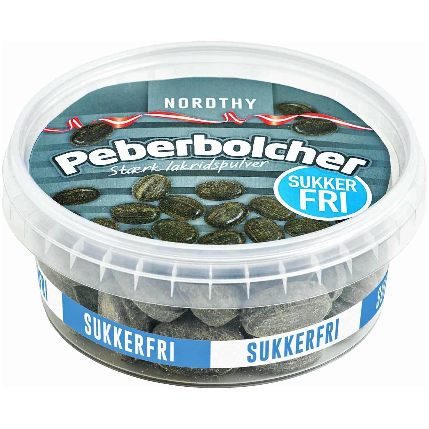 Nordthy - Peberbolcher, hårda karameller, 180 g
