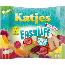 Katjes - EasyLife Winegums, sockerreducerade vingummin, 160g
