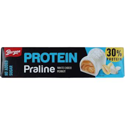 Bergen - Protein Praline White, chokladpralin, 50g