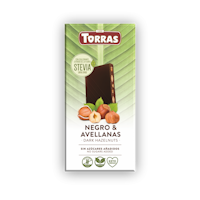 Torras - Stevia Hasselnötter, chokladkaka, 125g