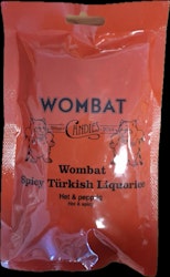 Wombat - Spicy Türkish, saltlakrits, 150g
