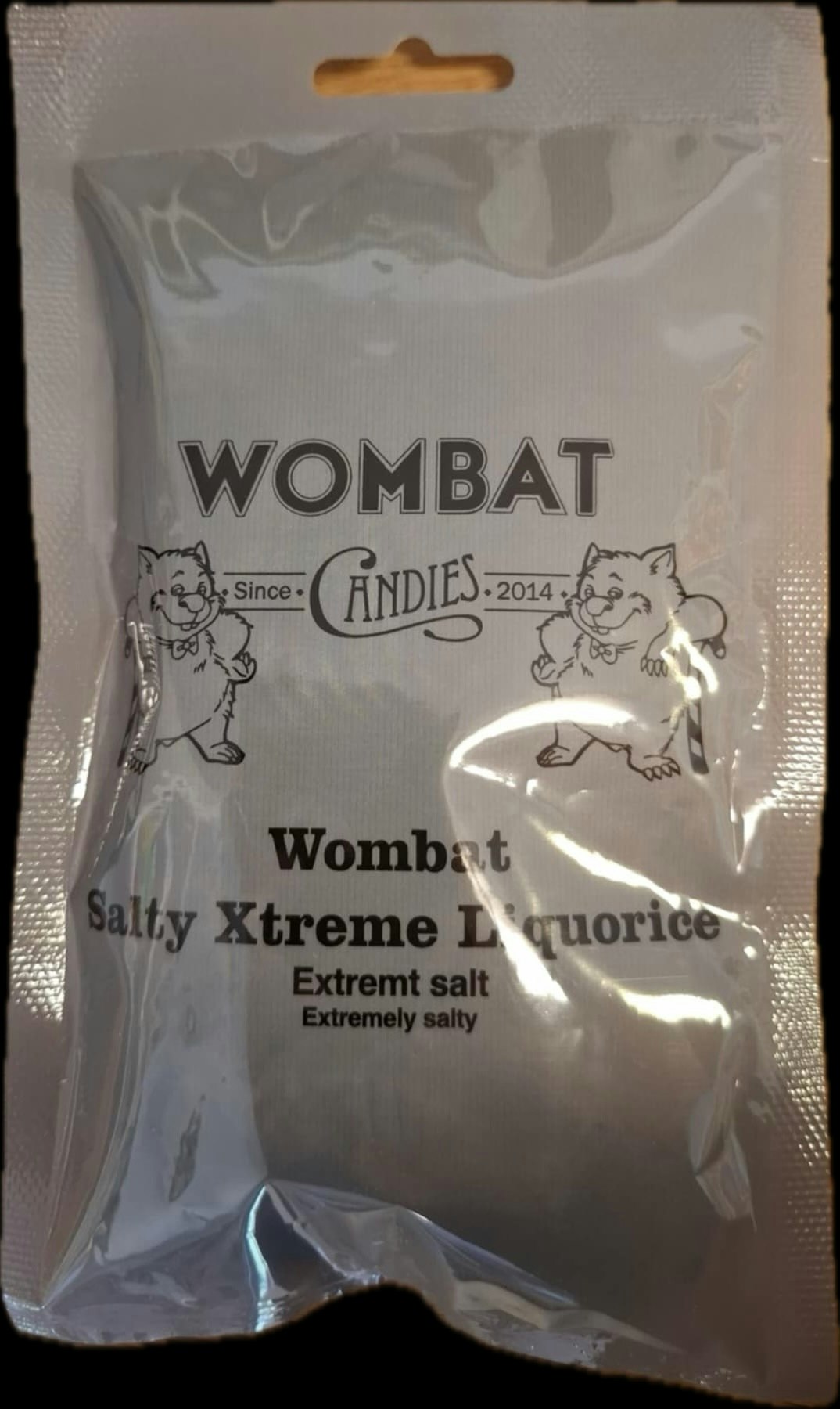 Wombat - Salty Xtrem Lakrits, 150g