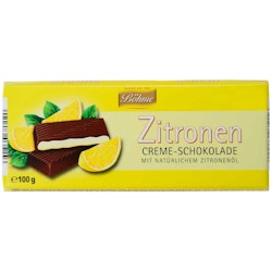 Böhme - Zitronen - Citronkrämsfylld Chokladkaka, 100g