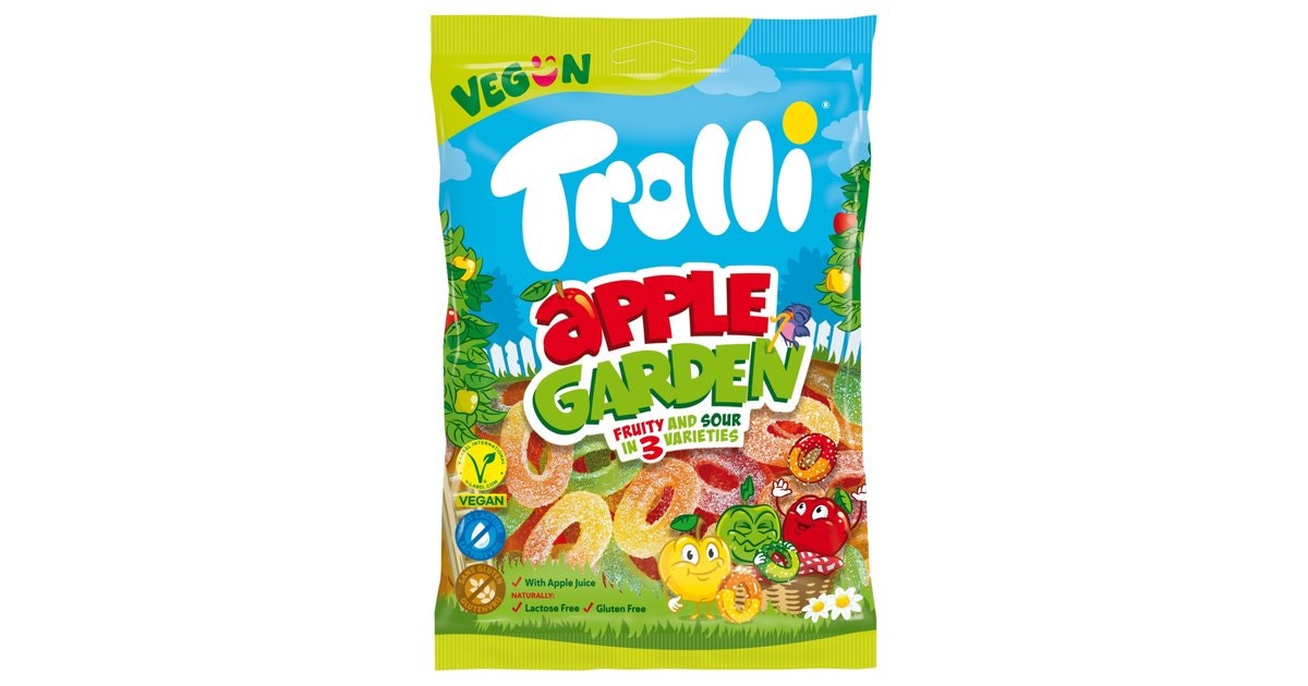 Trolli - Äppelringar, 150g