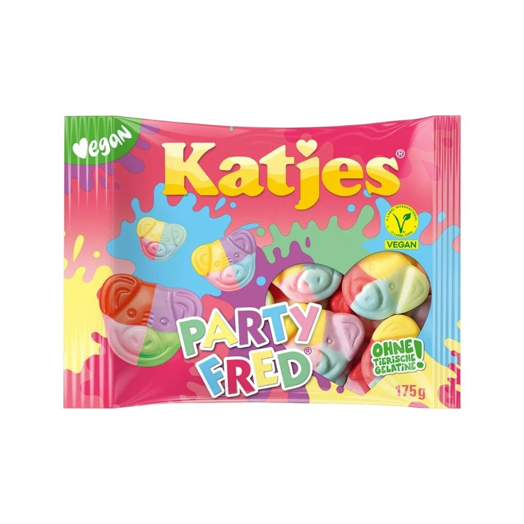 Katjes - Party Fred - Skumgodis, 175g