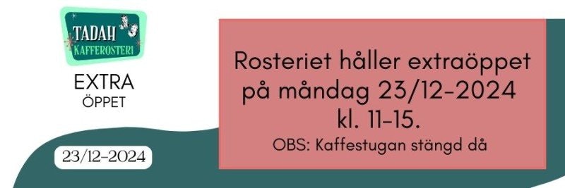 Extraöppet 23/12-2024