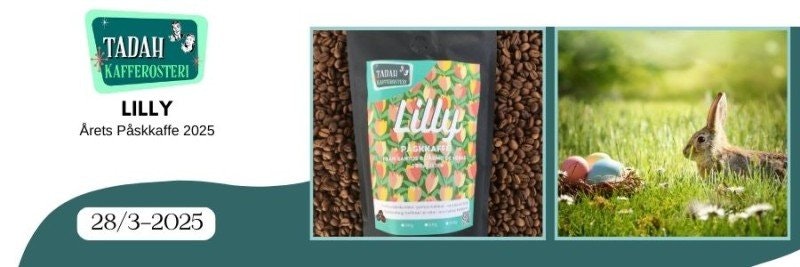 28/3-2025 Lansering "LILLY" - Årets påskkaffe