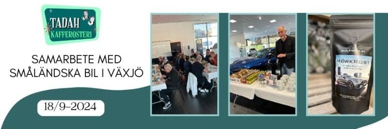 18/9-2024 Dagens kaffeleverans till Småländska Bil Växjö