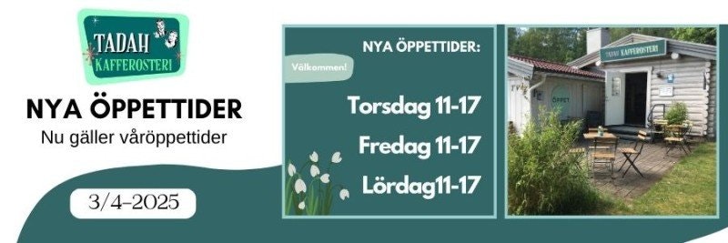 3/4-2025 Neue Öffnungszeiten in Lenhovda