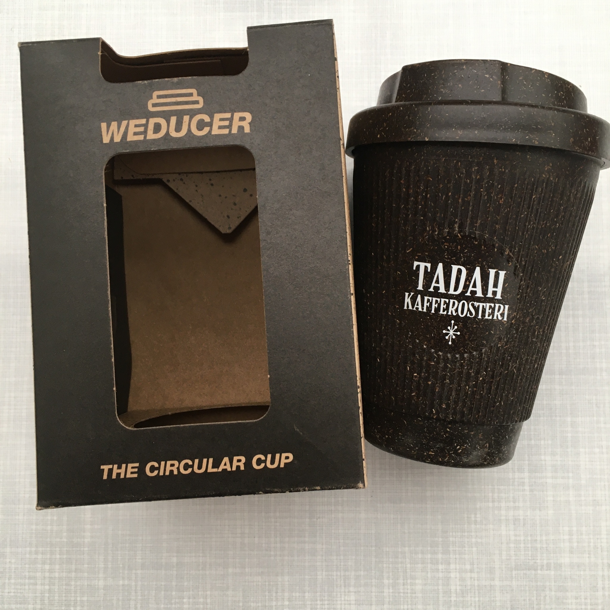 Weducer – take away-mugg av kaffesump