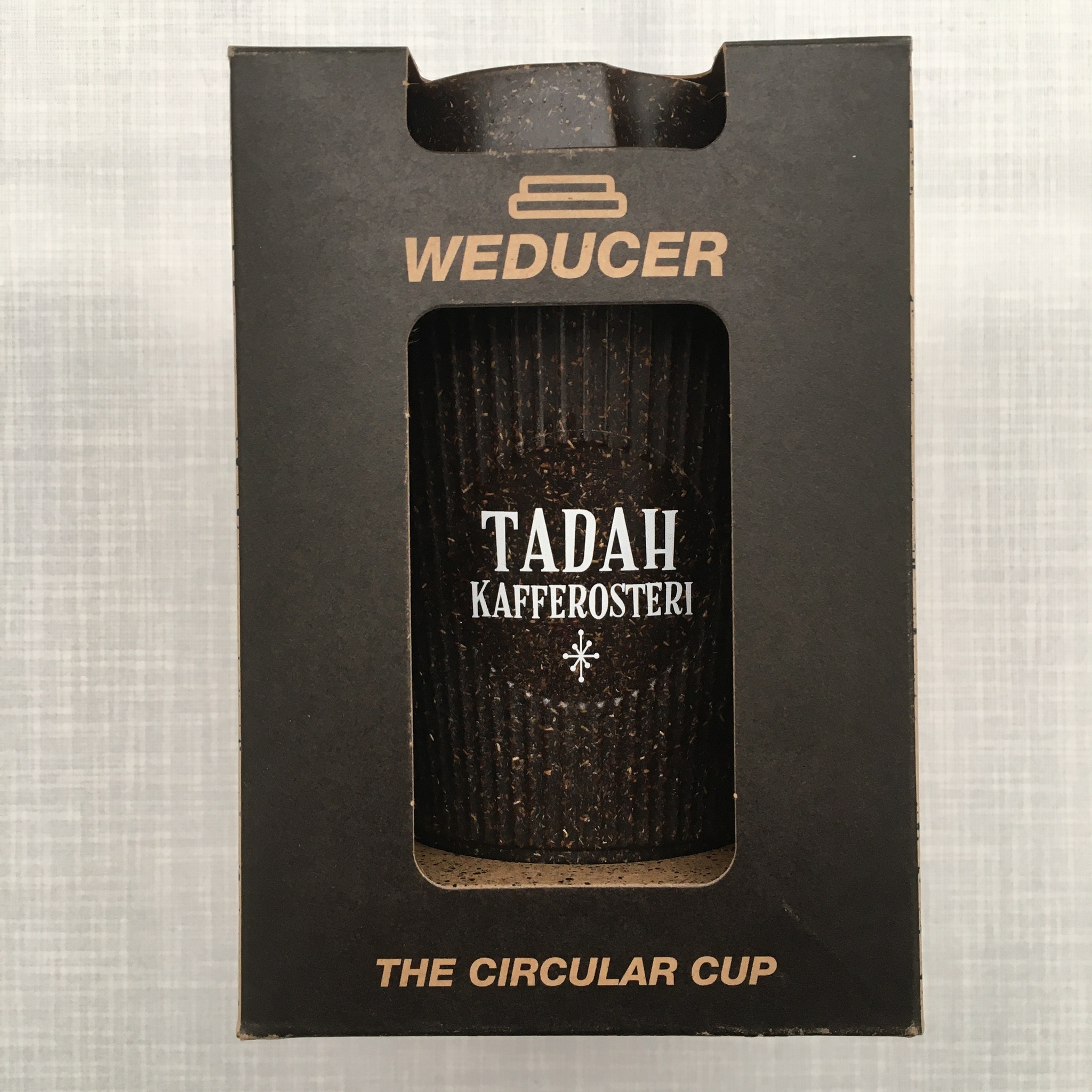 Weducer – take away-mugg av kaffesump