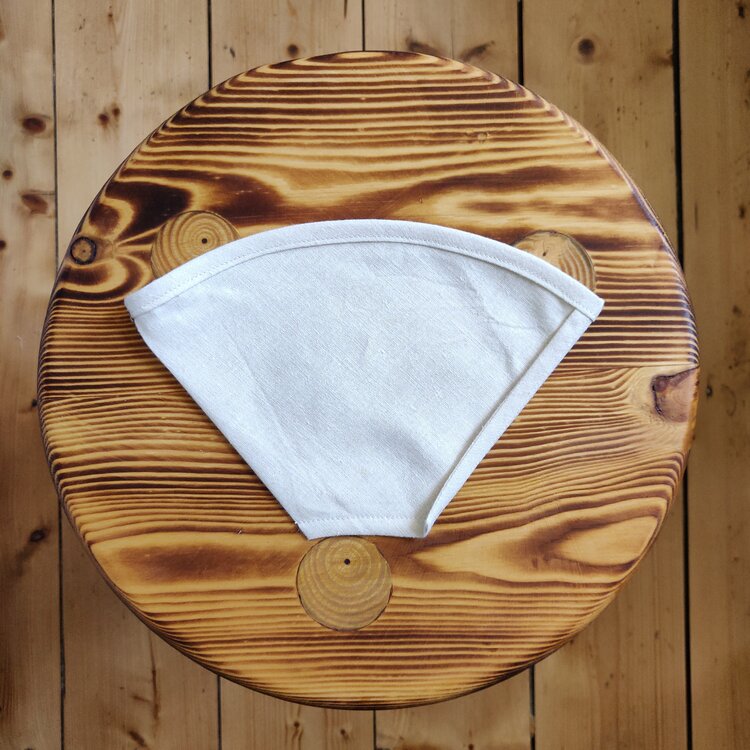 The Cloth filter No. 4 - reusable coffee filter made of cloth