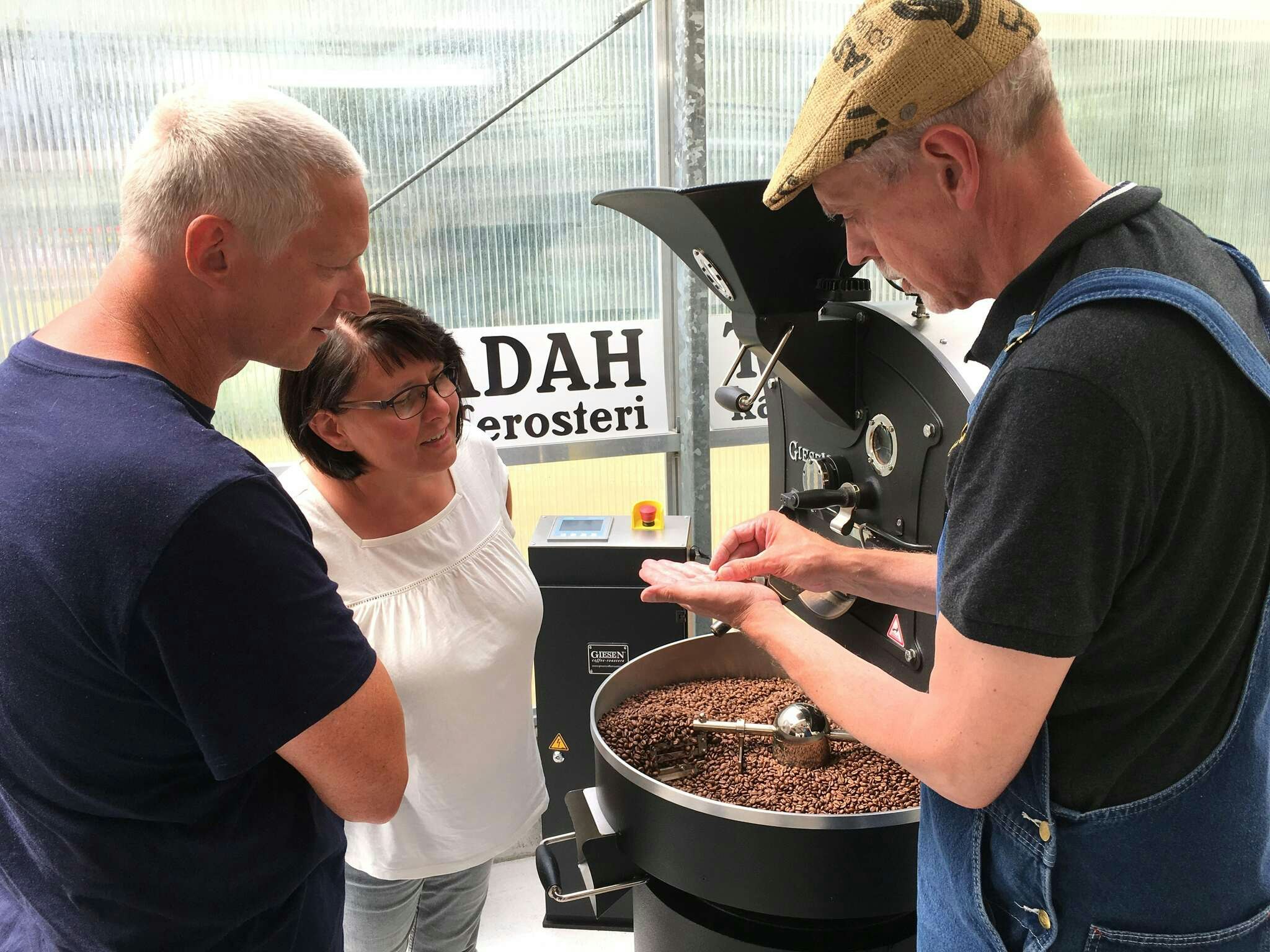 Kaffekurs på rosteriet