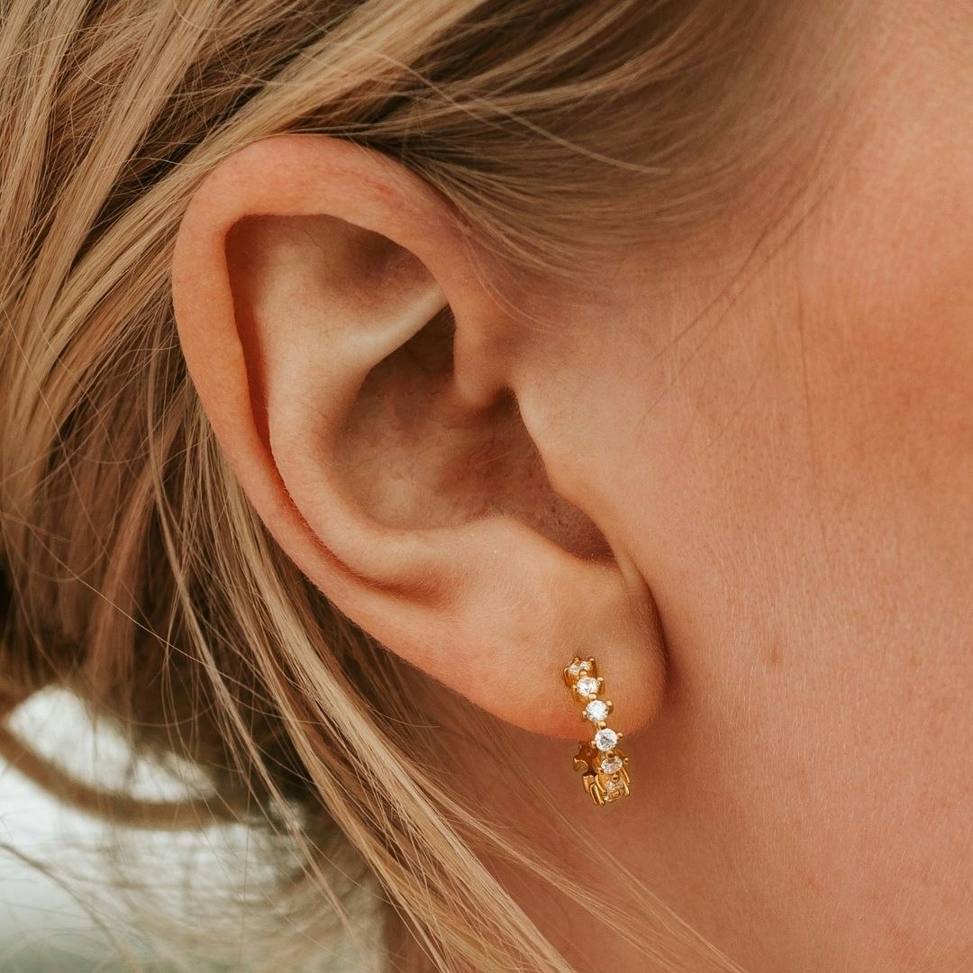 Minimalistische Ohrringe mit Stein – Dreamy shoppen - Sparv Accessories