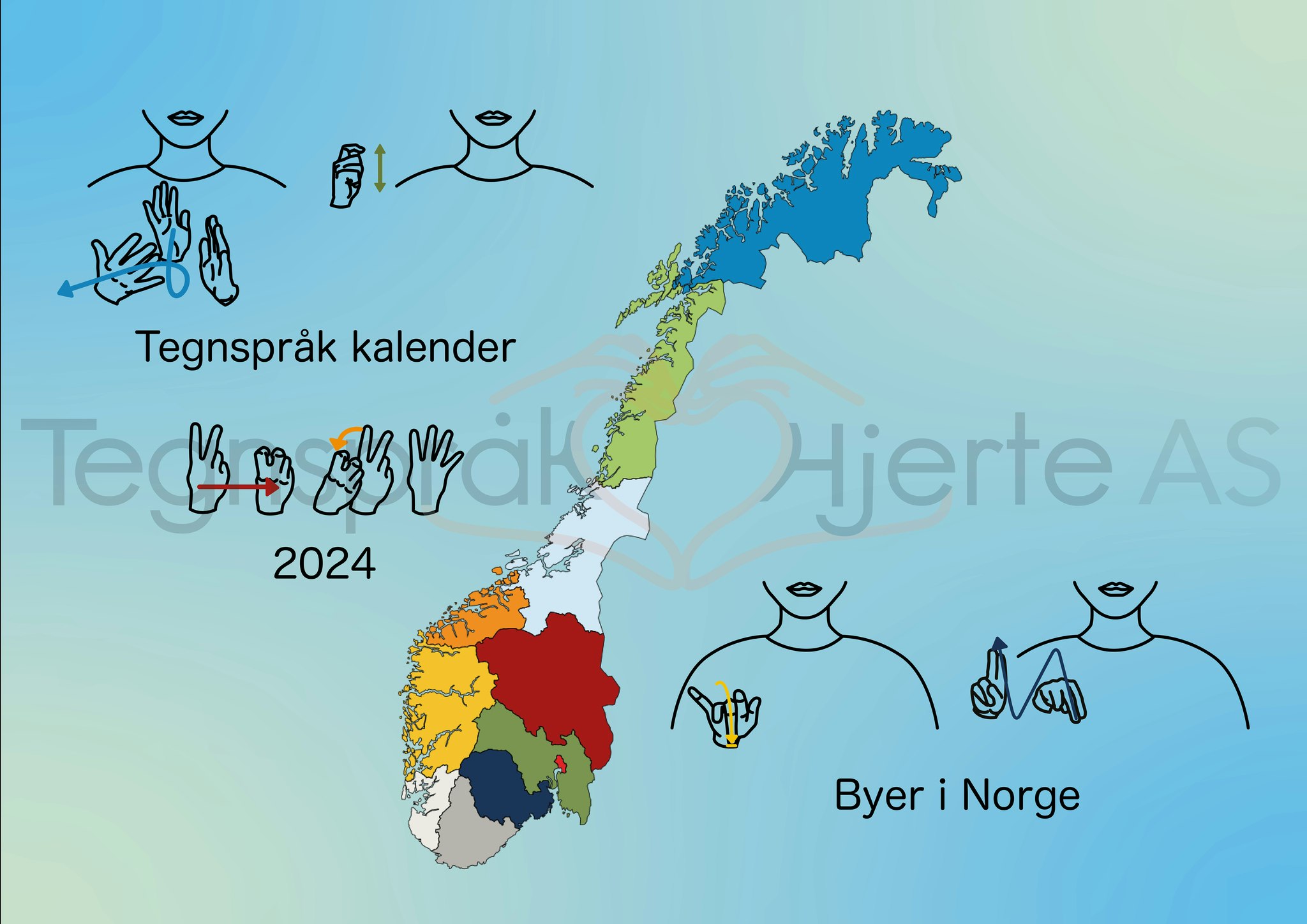 Tegnspråk kalender 2024