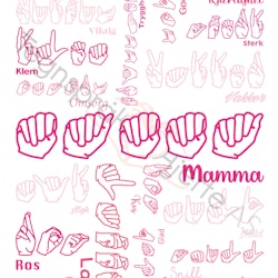 Mamma - personlig kort (A5)