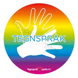 Tegnspråk - blå tekst